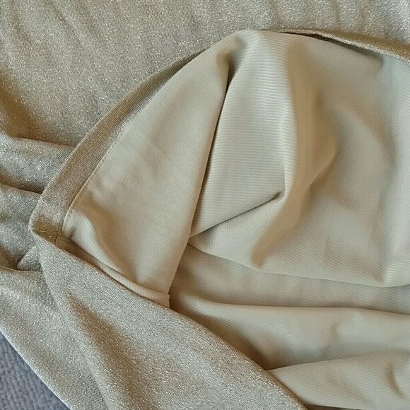 Anne Klein Gold Top NWT Sparkle Lined Top, Size - PS‎ - Picture 8 of 8